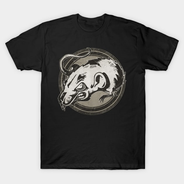 Wild Rat Grunge Animal T-Shirt by wheedesign